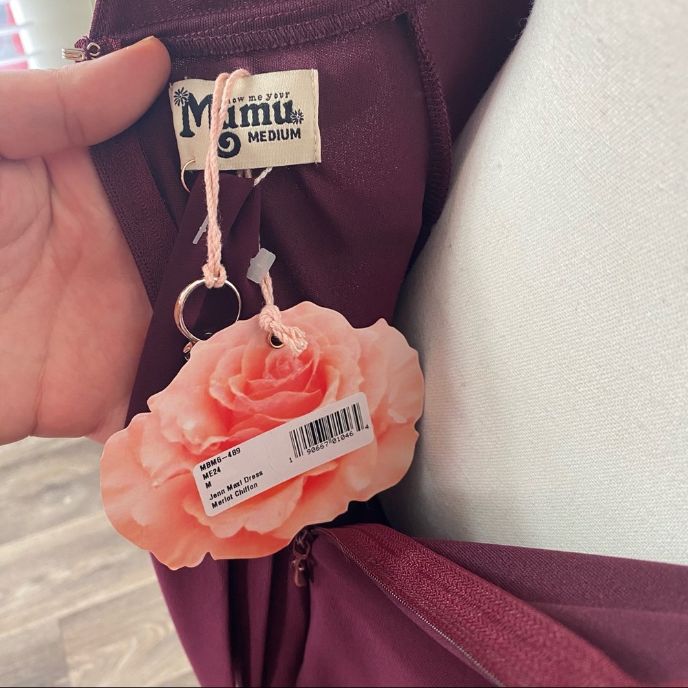 Show Me Your Mumu Merlot Jenn Maxi Dress - Picture 5 of 7